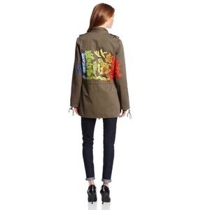 Candela Beaded Willow Military Utility Jacket S